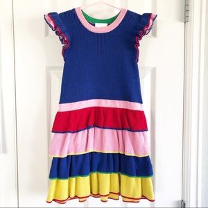 Hanna Andersson Rainbow Sweater Dress 110